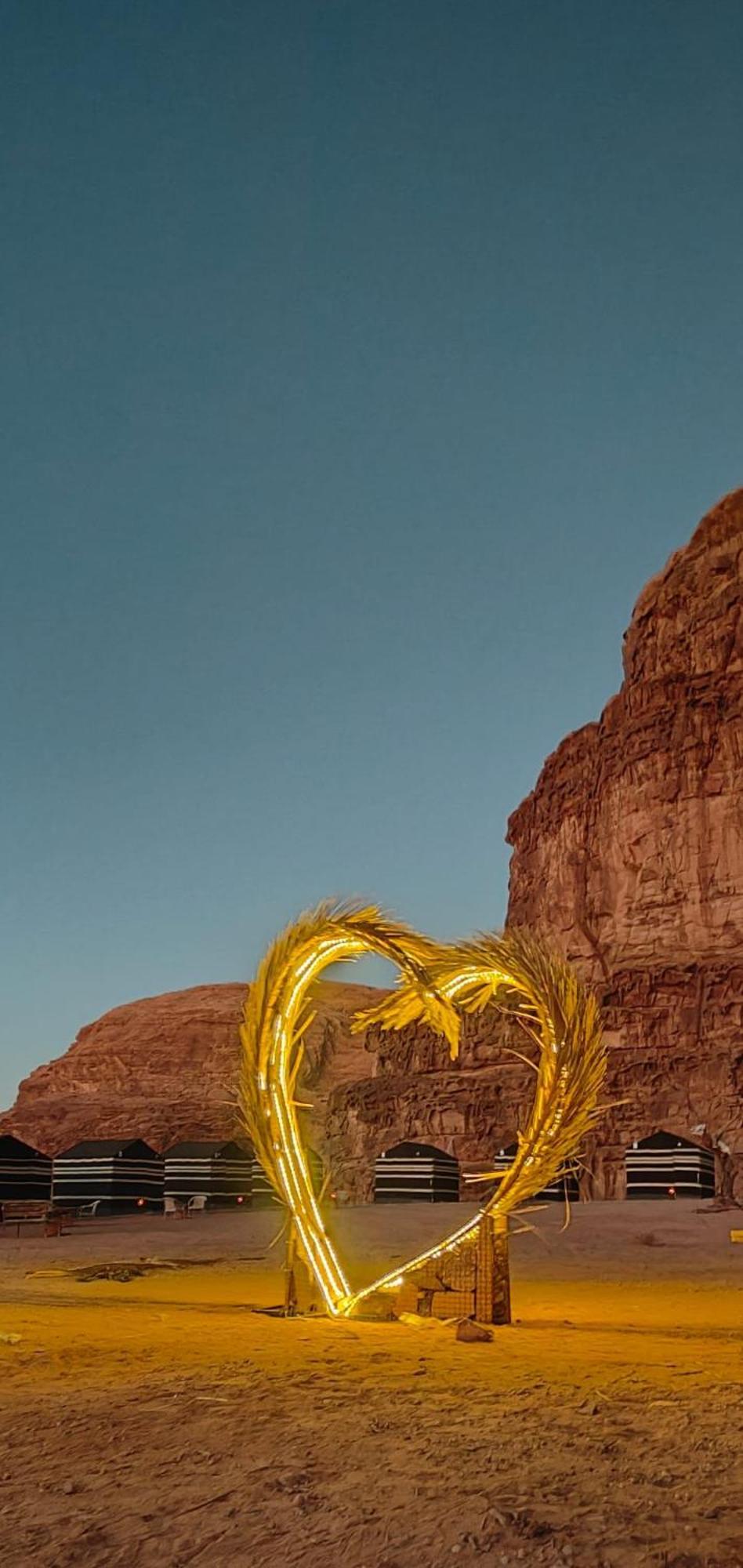 Отель Wadi Rum Desert Heart Camp Экстерьер фото